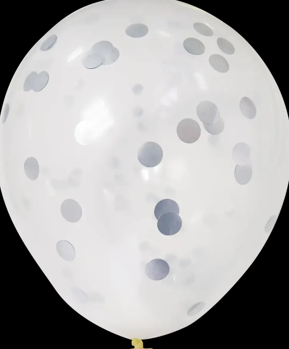 Konfettiballon Ø30 cm 5-pak
