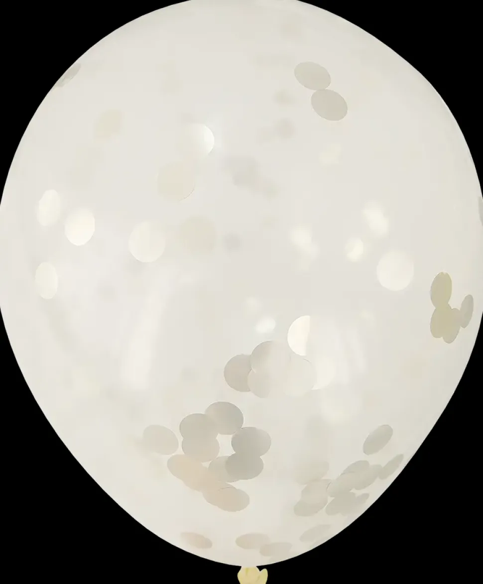 Konfettiballon Ø30 cm 5-pak