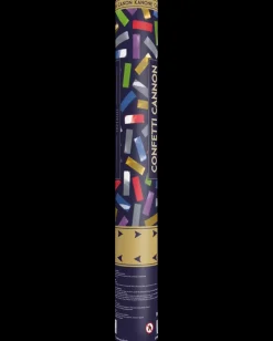 Konfettirør 40 cm - multifarvet