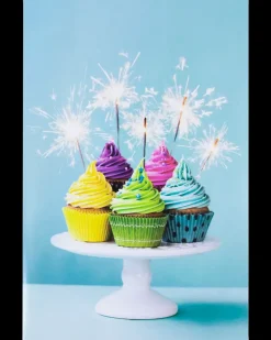 Kort med kuvert 11x17 cm - cupcake