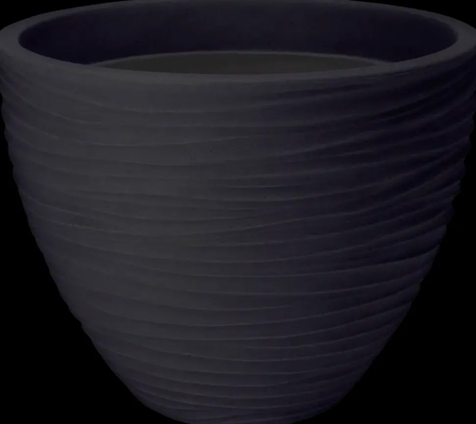 Krukke riflet Ø40 x H. 31 cm