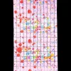 Lametta gardin Firkanter - Pink