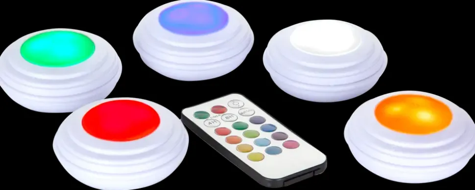 Lampe 5-pak fjernbetjent+timer