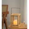 Lanterne i rattan H. 35 cm