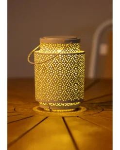 Lanterne med mønster - H17 cm