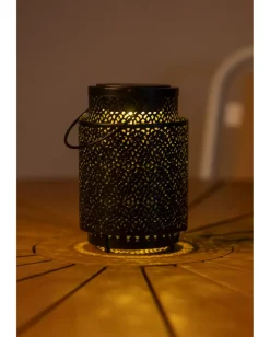 Lanterne med mønster - H17 cm