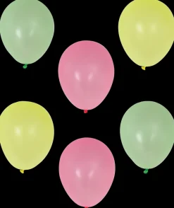 Latexballon 30 cm Neonfarver - 6-pak