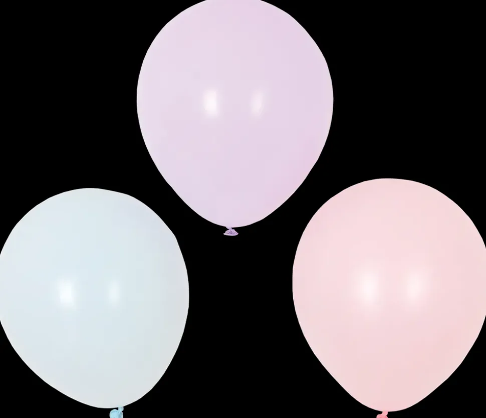 Latexballon 30 cm Pastelfarver - 6-pak