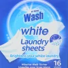 Laundry sheets 16-sheets - white