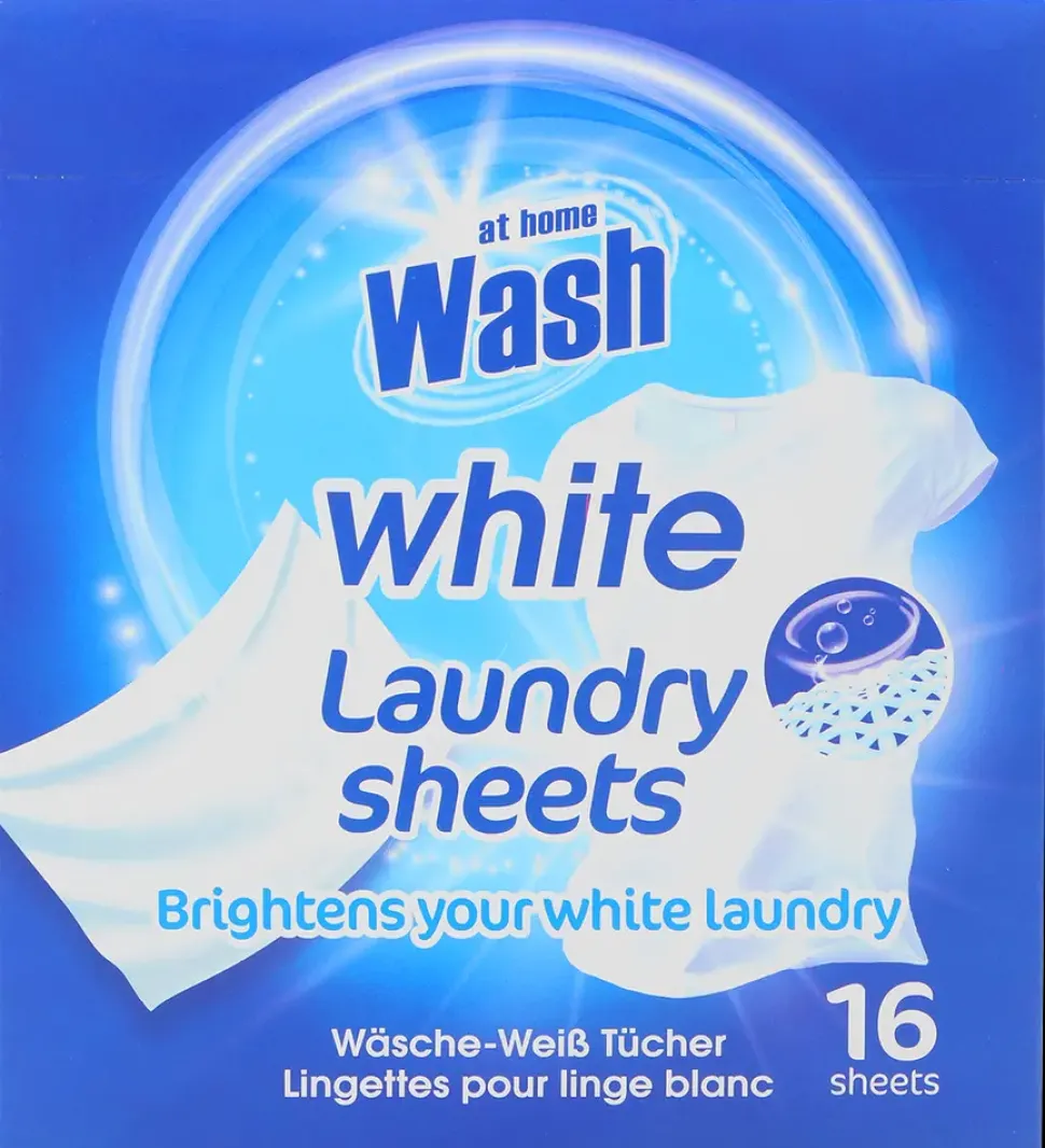 Laundry sheets 16-sheets - white