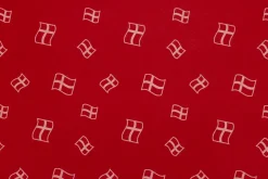 Løber med flag 1 x 3 m - rød