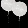 LED-ballon klar Ø50 cm 2-pak