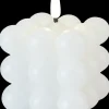 LED-bobbellys H. 7,5 cm - hvid