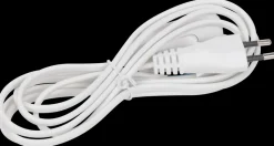 Ledning med afbryder 2 m - hvid