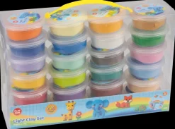 Light clay - Sæt med 24 stk