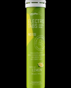 LinusPro Elektrolyt tabs 80g - Lemon