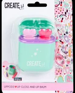 Lippod med læbepomade og lipgloss - Assorterede farver