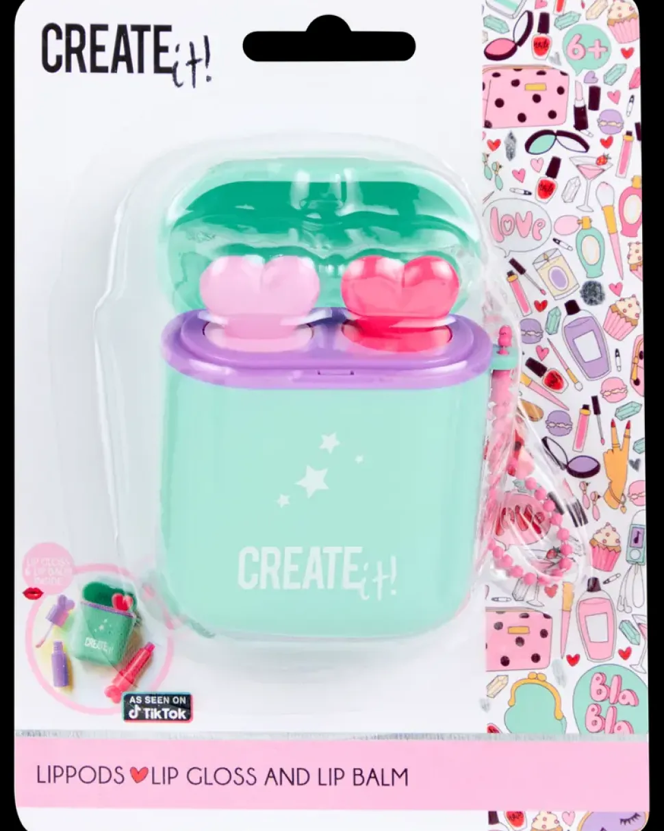 Lippod med læbepomade og lipgloss - Assorterede farver