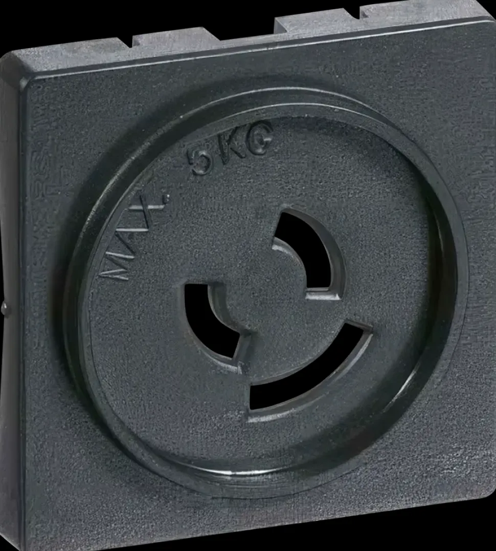 LK Dæksel lampestik 45 x 45 mm - koksgrå