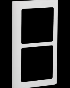 LK FUGA Design ramme SOFT 63 2 x 1 modul - hvid