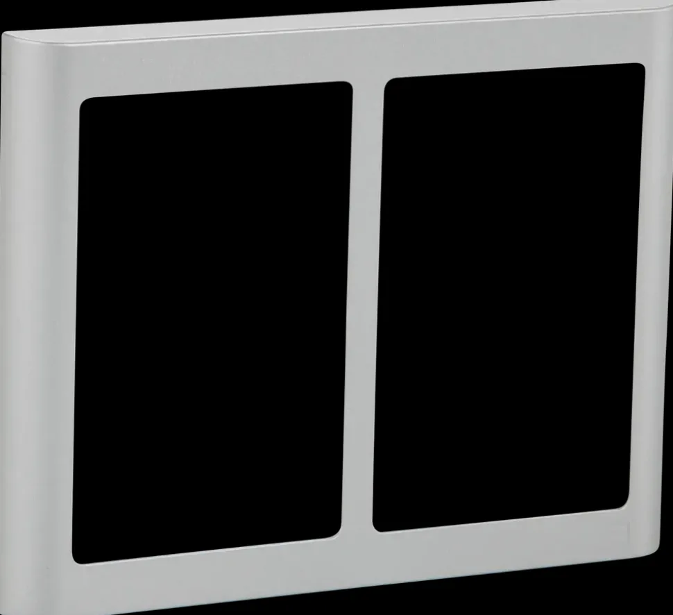 LK FUGA Design ramme SOFT 63 2x1½ modul - stål