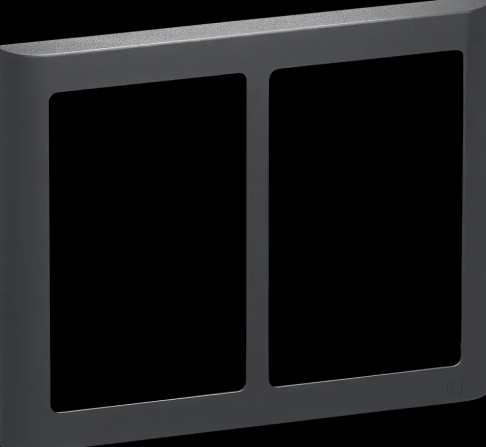 LK FUGA Designramme SOFT 2 x 1½ modul - koksgrå
