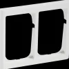LK FUGA Softline 63 1½ modul vandret - hvid