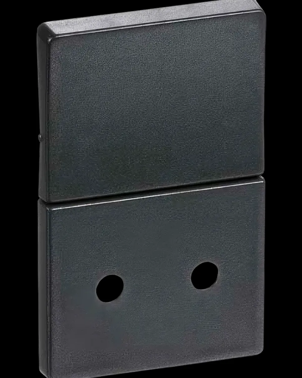LK FUGA Tangent stikkontakt 1½modul - koksgrå