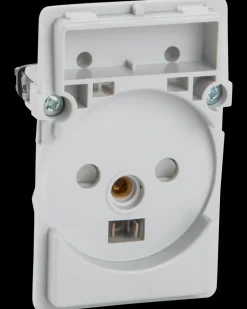 LK Stikkontakt 1½ modul med jord uden tangent