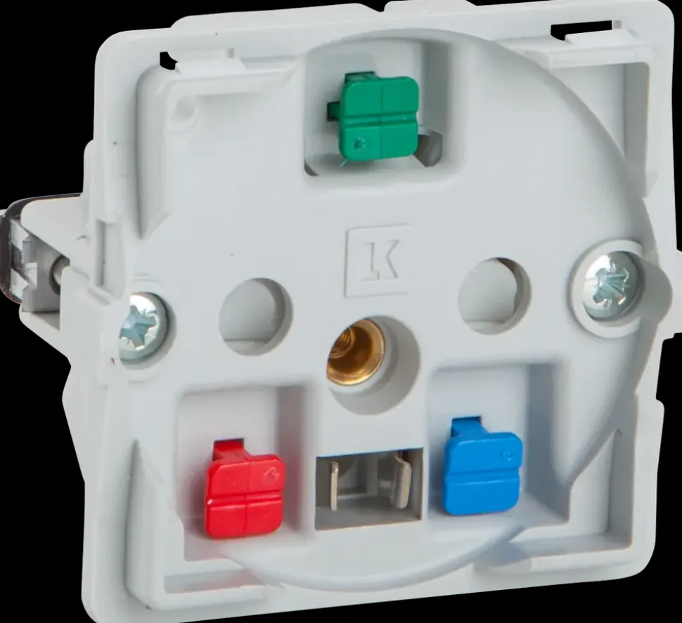 LK Stikkontakt 1 modul med jord uden tangent