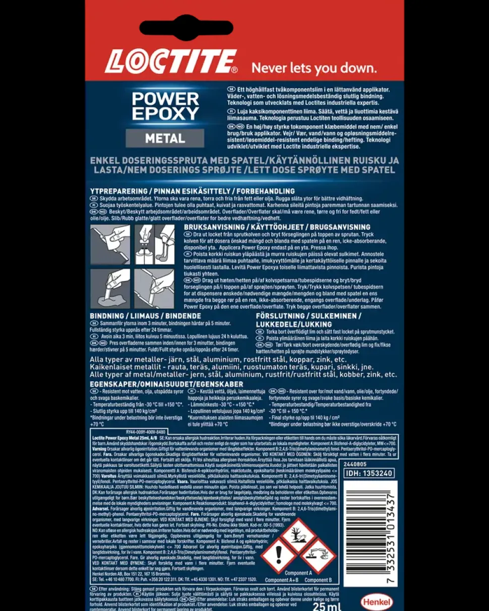Loctite Epoxy metal 25 ml