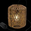 Loftslampe natur reb - Ø18 cm