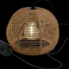 Loftslampe natur reb - Ø21 cm