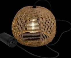 Loftslampe natur reb - Ø21 cm