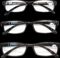 Læsebrille 3-pak medium glas