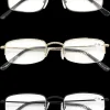 Læsebrille 3-pak metalstel