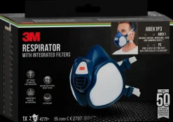 3M™ Cool Flow™ Åndedrætsværn m/integreret kombinationsfiltre