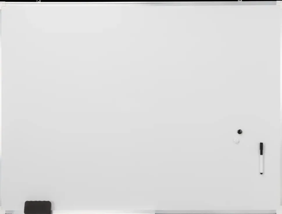 Magnetisk whiteboardtavle 90 x 120 cm