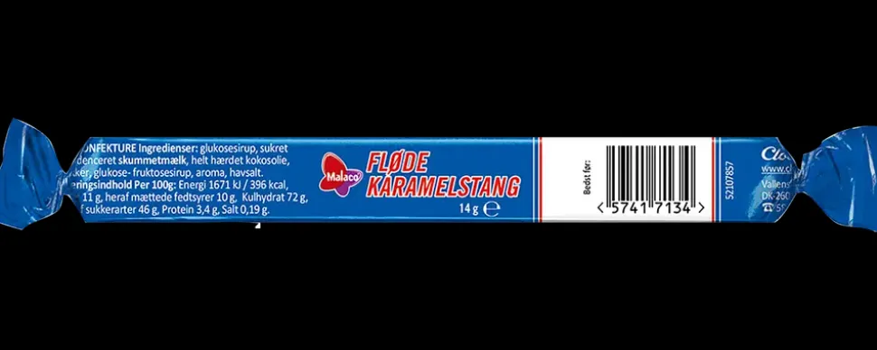 Malaco Flødekaramelstang 14 g