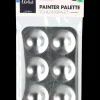 Malerpalette metal rektangel