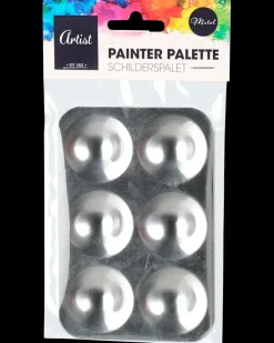 Malerpalette metal rektangel