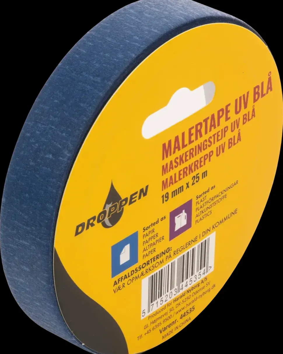 Malertape UV Blå - 19 mm