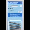 Maskinskrue A4 LH M6 x 50 mm 4-pak
