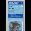 Maskinskrue A4 PH M4 x 30 mm 10-pak