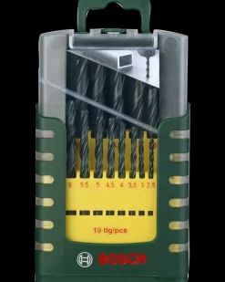 Metalbor sæt HSS-R 19 dele
