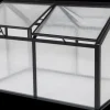 Minidrivhus 120 x 80 cm sort + polykarbonat