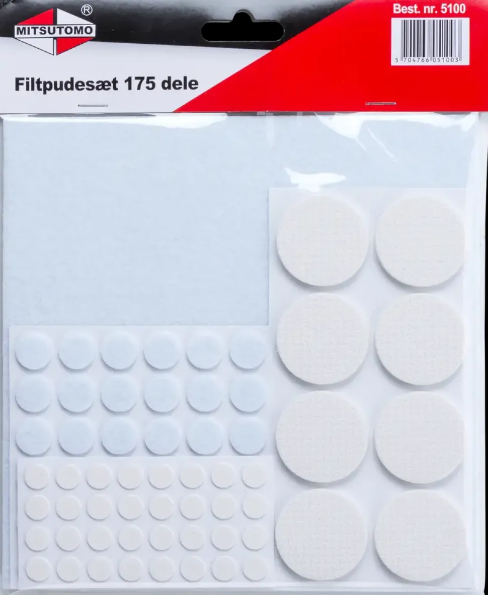 Mitsutomo - Filtpudesæt hvid 175 dele