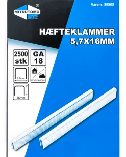 Mitsutomo Air Hæfteklammer 5,7 x 16 mm 2500 stk.