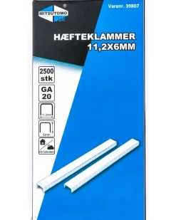 Mitsutomo Air Hæfteklammer 11,2 x 6 mm 2500 stk.