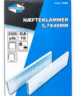 Mitsutomo Air Hæfteklammer 5,7 x 40 mm 2500 stk.